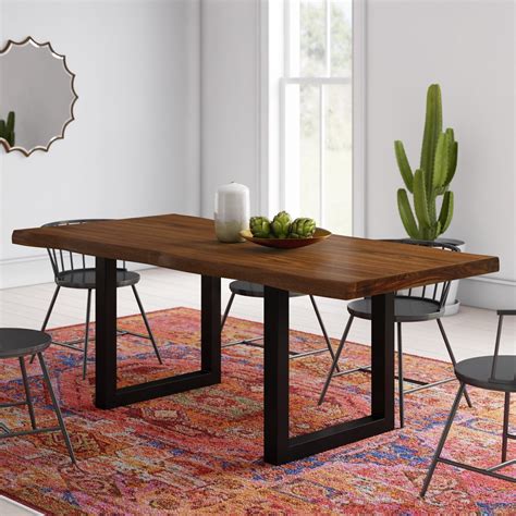 sheet metal dining table|high quality wood metal tables.